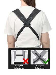 2-In-1 Lightweight Baby Carrier, Front Facing & Back Carrying, All Season Use