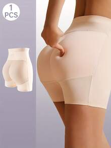 [Shaping Pants] High Waist Body-Shaping Pants | Solid Colors, Daily Shaping For Women - 淺米色 - 查看 1