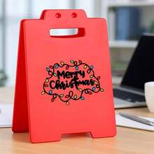 Merry Christmas Alphabet Pattern Table Decorative Ornament