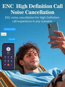 1 Pair Of Wireless Open-Ear Bone Conduction Earphones Ear-Hook Sports Running Heavy Bass Long Battery Life Headphones Unisex Style Smart Voice Assistant Wake-Up AI Translation Noise Reduction Digital Display