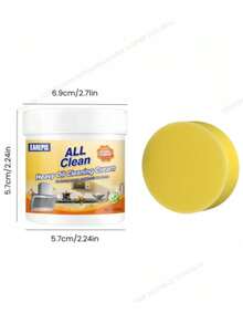 Jue-Fish Multi-Purpose Degreasing Cleaning Paste, Removes Stubborn Grease And Stains, Kitchen Cleaning Tool - Multicolor - View 7