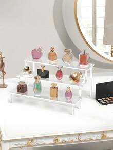 1 pieza Soporte de exhibición de acrílico de 3/2/1 niveles, soporte de almacenamiento y exhibición de perfumes y soporte multifuncional para cupcakes, soporte de exhibición de personajes, soporte para postres de fiesta para decoración y almacenamiento