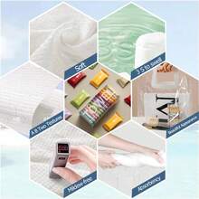 Serviettes compressées jetables - Serviette de voyage grande taille ultra-absorbante et portable pour le lavage du visage, serviette de coton réutilisable pour le camping, l'hôtel, la salle de sport, l'usage quotidien