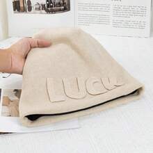 1pc Knitted Hat, Warm Winter Hat For Women, Autumn/Winter Knitted Beanie Cap