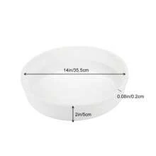 Silicone Resin Mold For River Table - Large 14 Inch Round Casting Mould, DIY Tray, Clock, Jewelry, Quicksand Table, Home Decor Crafts