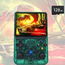 R36S 便携式复古掌上游戏机，3.5英寸IPS高清屏幕，Linux操作系统，128GB预装40000+款经典游戏，双摇杆，超长续航，是送给成人和青少年的完美礼物 - 彩色 - 查看 15