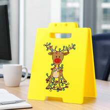 Christmas Reindeer Print Table Decorative Ornament