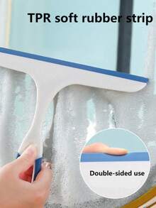 1 件全新家用浴室玻璃刮刀、汽车窗户清洁剂、窗户、地板、瓷砖、墙壁清洁刷、硅胶防滑玻璃刮刀清洁工具、清洁用品 - 彩色 - 查看 12