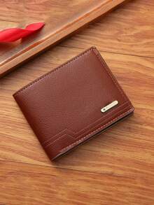 New Short Men's Wallet Retro Youth Ultra-Thin Wallet Student New Multifunctional Card Case Men's Wallet - Black - View 8