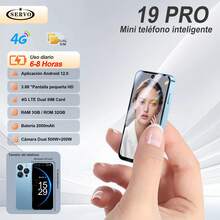 SERVO 19 PRO Mini Smartphone Android 12.0 RAM 3GB ROM 32GB Dual SIM MTK6762 GPS 4G LTE Teléfono