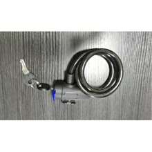 1pc,Anti-Theft Bike Lock With Keys – Lock, Lock With Key, Door Lock, Lock For Door, Mountain Bike Lock, Road Bike Lock, Bicycle Lock, Portable Rubber Ring Lock, Durable Steel Core, Cut-Resistant, Weatherproof, Easy To Carry/Store