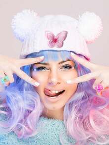 12 pachete de aplicații fluture dublu strat, 2,4 in - etichete fluture din organza brodată din dantelă, ornamente cu fluturi din material textil multicolor, consumabile de cusut pentru rochie de mireasă, meșteșuguri DIY - Multicolor - Vizualizare 2