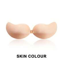 2/1 Pair Push Up Strapless Self-Adhesive Low Cut Bra Invisible Backless Adhesive Bra - Multicolor - View 6