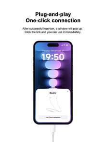 AIRUIKA Soft Silicone In-Ear Wired Headphones, Lightning Interface Earphones Compatible With IPhone 7 And Above - GS-e002 - View 8