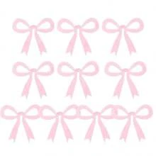 10 Peças Marcadores de Taça de Vinho em Formato de Laço Rosa, Decorações Elegantes para Festa de Aniversário, Feriado e Artesanato DIY, Decoração de Taça de Vinho, Utensílios de Bebida para Aniversário, Utensílios de Bebida para Feriados, Design Divertido, Marcadores de Alta Qualidade, Ideal para o Dia de Ação de Graças