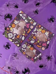 12pcs Cupcake Boxes Halloween Mini Gift Box Holds 48 Individual Cupcake Containers Cupcake Holder Easy Transport And Presentation - Ideal For Cupcakes Desserts And More, 1/12pcs