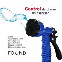 Manguera Expandible Flexible 30 Metros Con Aspersor Jardin FHM_MNG30DP - Azul - Ver 6