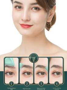 ماكينة حلاقة حواجب نسائية محمولة من الفولاذ المقاوم للصدأ، تصميم مثلث آمن، خالية من العطور، أداة إزالة الشعر بدون بطارية، أداة تجميل، ماكينة تشذيب الحواجب