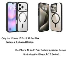 奢华防震马卡龙色保护壳，支持无线磁吸充电，兼容 17 Pro、17 Pro Max 以及 7-16 系列 A56、A17、S25 Ultra、S24 Ultra。