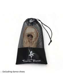 1pc Portable Mesh Dance Bag, Shoe Storage Bag For Women Ballet Drawstring Shoe Bag, Reusable High-Quality Shoe Bag
