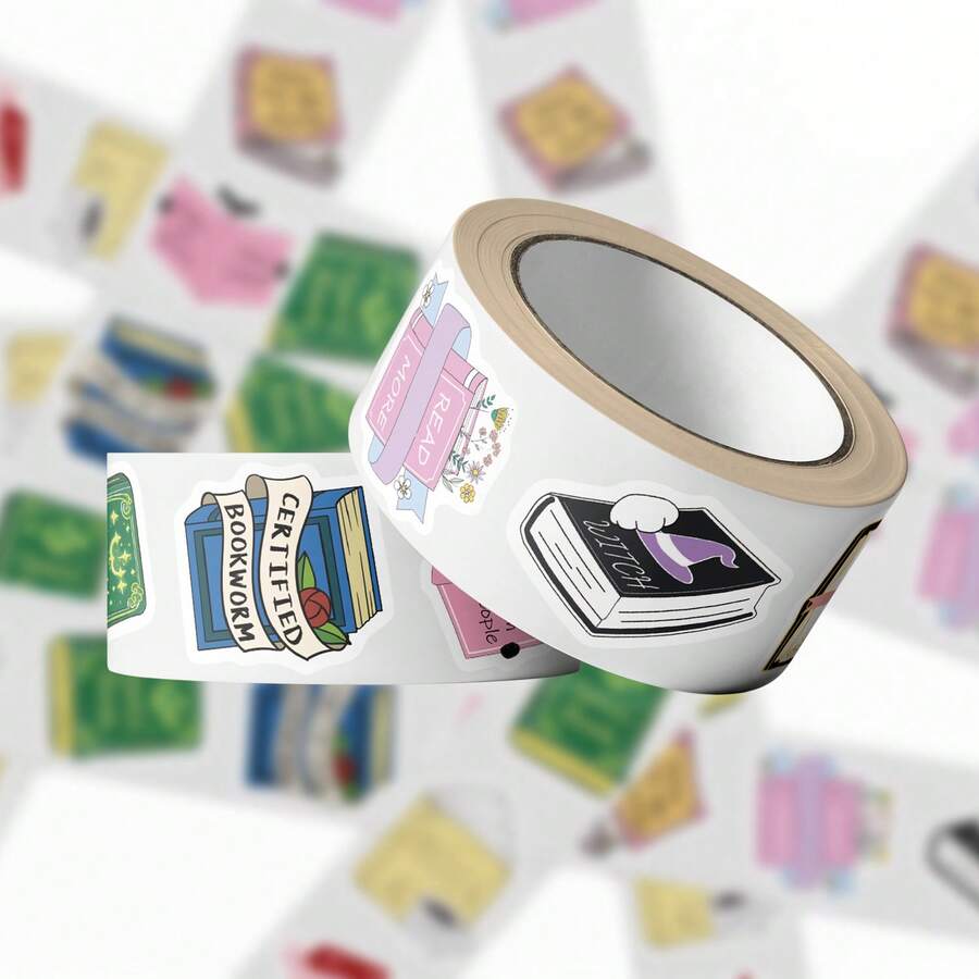 500 piezas Pegatinas rizadas con temática de libros, pegatinas de graffiti creativas, suministros de oficina, pegatinas para teléfonos móviles y computadoras, pegatinas geniales y resistentes al agua muy atractivas, regalo clásico y divertido para decoración, paquete de valor, pegatinas de dibujos animados lindos, pegatinas de anime geniales, pegatinas decorativas, resistentes al agua, pegatinas reutilizables para decorar fundas de teléfonos móviles