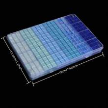720PCS/Box Vibrant Glass Mosaic Tiles - Premium Square Craft Decorative Pieces For Creative Art, Painting, Handmade Jewelry, And DIY Projects - Multicolor - View 17