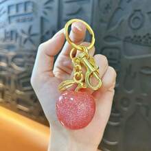 1pc Creative Cute Pear Shaped Keychain, Fashion Bag Pendant, Car Key Chain, Couples Small Gift, Backpack Decor - Multicolor - View 21