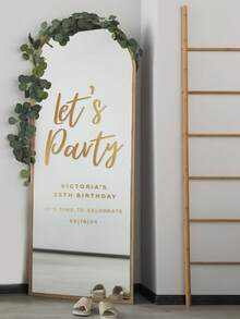 Individuelle Hochzeit Willkommens-Schilder und Weihnachts-Aufkleber | Personalisierte Namen - für Spiegel, Acryl-Tafeln, Kartons - Hochzeit Spiegel Aufkleber