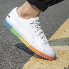 Puma 男女通用经典低帮透气复古休闲运动鞋，2026 春季新款 387244-04 - 白色 - 查看 5