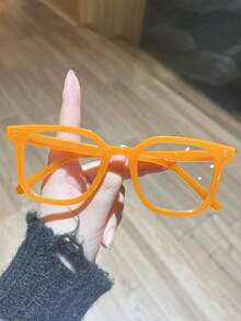 1 件/2 件/3 件/8 件女士时尚方形框架黑色铆钉太阳镜，百搭女士大框太阳镜，适合圣诞节、旅行、户外、骑行、舞台表演、派对