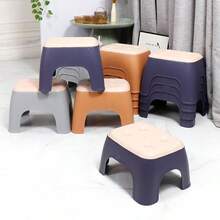 Modern Minimalist Creative Home Stackable Stool, Thickened Type, Stackable, Space-Saving Home Shoe Changing Anti-Slip Stool, Suitable For Home, Office, And Outdoor Use.