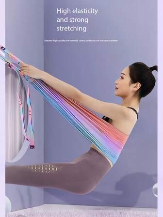 Aerial Yoga Hammock, Yoga Stretching Strap, Adjustable Multi - Layer Strap, Suitable For Home Gym Use, Adjustable Exercise Resistance Band, Durable And Easy To Install