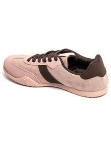 Baskets rétro mixte 9010 – Sneakers en daim avec semelle fine, style vintage et déclinaisons moderne - 粉色 - 查看 3