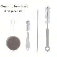 Kit de limpieza de fuente de agua potable WEIYIN, que incluye cepillo, pinzas y esponjas, adecuado para la mayoría de los dispensadores de agua y fuentes de mascotas