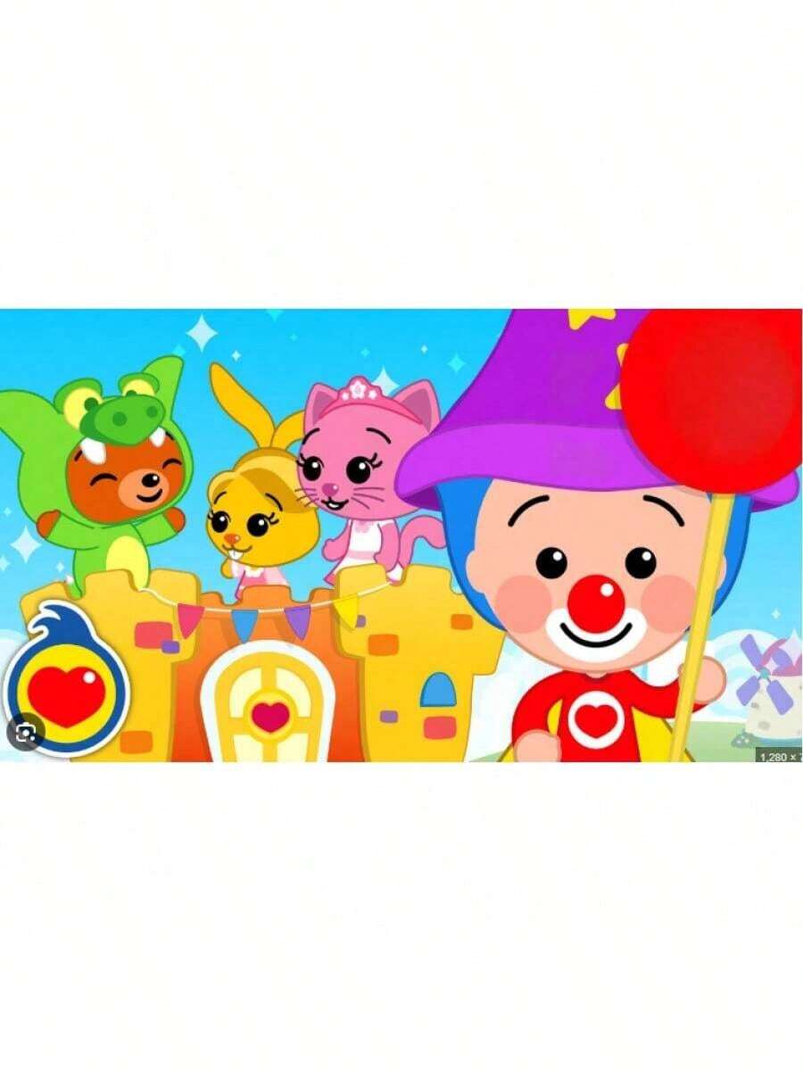 Plim Cartoon Background Birthday Party Photography Pig Photo Rainbow Background Decoration Props Banner Personalized 02 - trắng - Xem 1