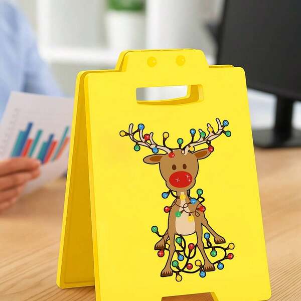 Christmas Reindeer Print Table Decorative Ornament