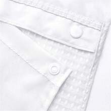 Local Warehouse Arrive In Three No Hook Fabric Shower Curtain With Snap-In Liner, Waffle Waterproof And Mildew Resistant Bathroom Curtain, 72"X 74", White