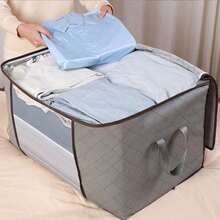 3 buc saci pliabili pentru depozitare acasă, organizator de uz casnic pentru haine, lenjerie de pat, pulovere, perne și depozitare în dulap