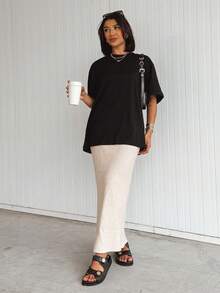 Camisetão Bootlag Personalizado com suas fotos mas tshirt - Preto - Visão 2