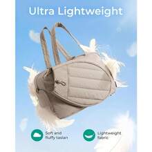 Tennis Gym Bag For Women, Tennis Bag Holds 2 Rackets With Shoe Compartment & Wet Pocket, Sports Duffle Bags Fits Up To 15.6" Laptop, Women Overnight Weekend Bag, Custom Tennis Bag Accessories Organizer Gifts - màu đen - Xem 2