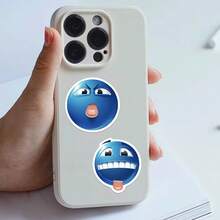 50 Piezas Pegatinas de Frijoles MEME de Dibujos Animados Azules, Pegatinas Lindas, Pegatinas Divertidas, Pegatinas Geniales, Pegatinas Caprichosas para Decoración para Adultos, Pegatinas de Graffiti, Pegatinas Estéticas, Pegatinas de Vinilo Impermeables para Botellas de Agua, Hidroflask, Guitarra, Equipaje, Teléfono, Estuche, Portátil, Monopatín, Regalo