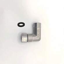 1/2" G Thread Stainless Steel Pipe Fittings - Suitable For Hydraulic, Pneumatic, Plumbing - Industrial Pipe Fittings, Automotive Manufacturing, Construction - Leak-Proof Fluid Transfer Connection, Hydraulic Hose Connection, Standard Threaded Interface, Wear-Resistant Material