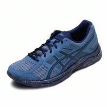 ASICS 男式缓震舒适跑步鞋 GEL-CONTEND 4T8D4Q - 藍色 - 查看 2