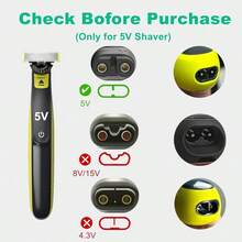 Charger Cable Compatible With Philips Norelco One Blade Charger,5V USB Charging Cable Compatible With Philips Norelco One Blade MG5910 MG7910 MG9510QP2724 QP2834 QP6531 Shaver Replacement Chargers. - 變體1 - 查看 8