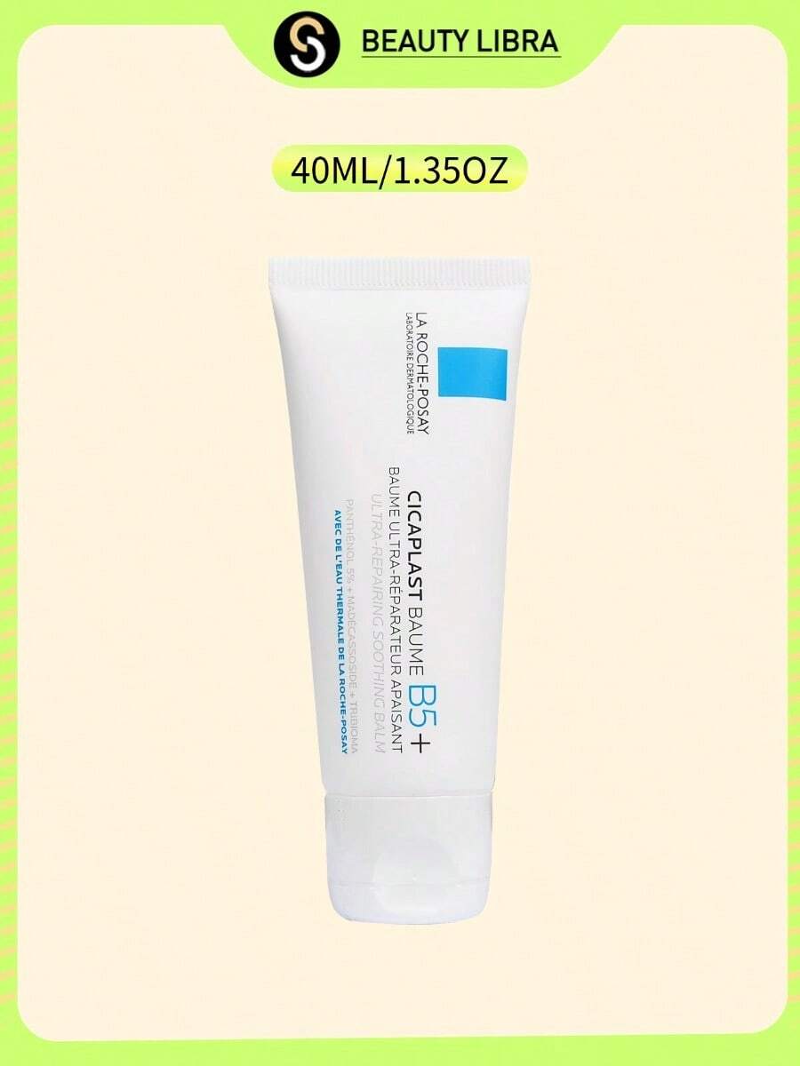 La Roche-Posay Cicaplast B5 修复膏,舒缓多效保湿霜,适用于干燥和受刺激的肌肤,可用于身体和手部,婴儿适用,无香型,40毫升/1.35盎司 - 白色 - 查看 1