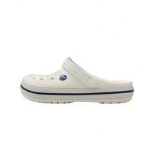 Crocs UNISEX CROCBAND CLOG CHARCOAL COMFORTABLE SLIPPER/OCEAN M US - White - View 1