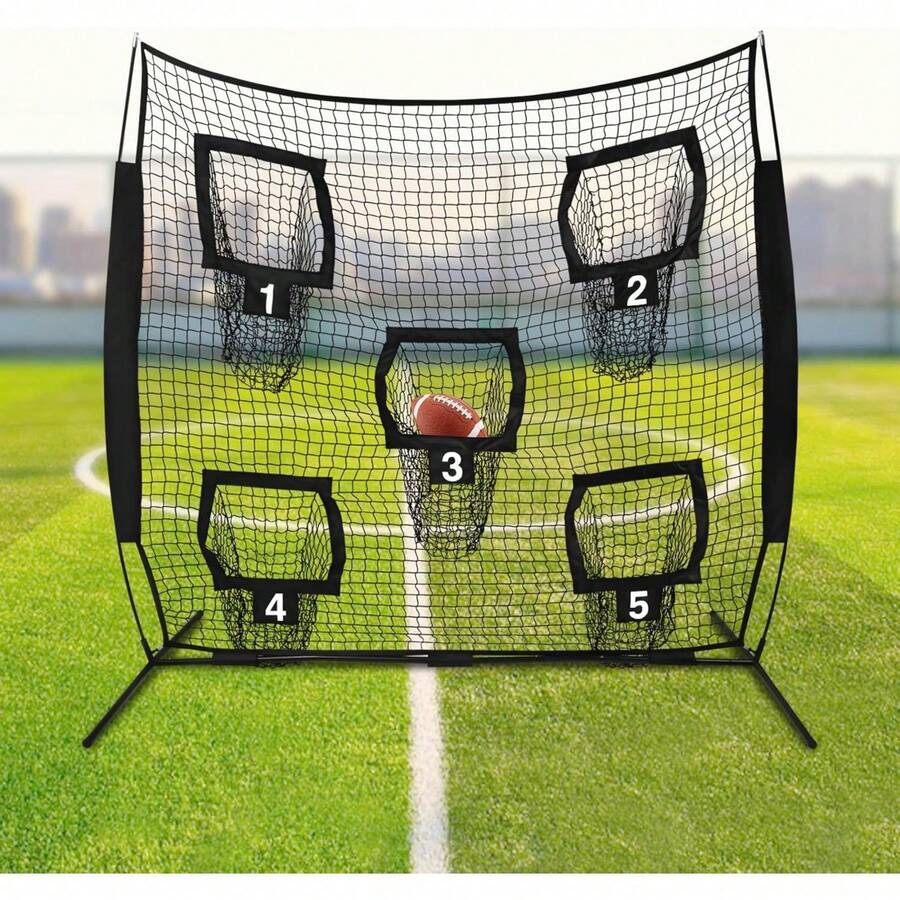 Football Storage Rack - Black - View 1