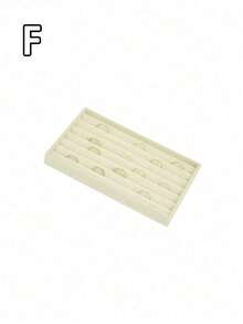 绒布首饰托盘抽屉隔板收纳架可堆叠珠宝收纳盒项链手链展示托盘可放置耳环戒指胸针手表可堆叠珠宝收纳盒适用于抽屉式绒布首饰托盘带分隔板耳环架和戒指展示盒项链收纳适合女士和女孩 - 彩色 - 查看 14