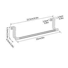 1pc Kitchen Cabinet Towel Rack, Towel Bars Modern Cabinet Towel Hanging Rack Towel Storage Rack Wall Mounted Dishcloth Rack Suitable For Home Kitchen Bathroom Back To School - Multicolor - View 15