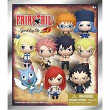 Crunchyroll 1PC FAIRY TAIL Officially Licensed 3D Anime Character Series Mystery Bulk Bag Clip Keychain Random One Natsu And Gray Or Other Characters Package Decoration Birthday Anniversary Gifts For Friends Family